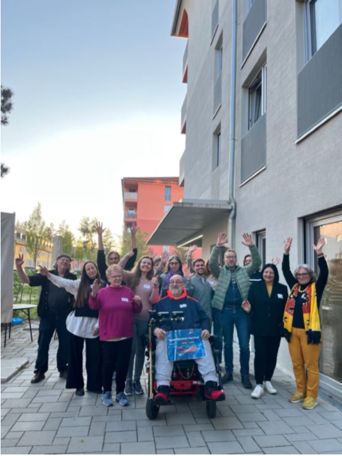Mitglieder des Quartiersrats Harthof / Am Hart, 22. April 2026